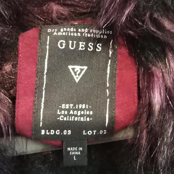 GUESS faux fur vest size L - Picture 7 of 7